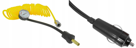 VERKE V81159 KOMPRESOR SAMOCHODOWY SPRĘŻARKA POMPKA DO KÓŁ SAMOCHODU 12V NA ZAPALNICZKĘ