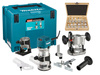 MAKITA RT0702CX2J FREZARKO-WYCINARKA 710W MAKPAC + 12SZT FREZÓW 8mm