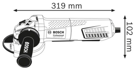 BOSCH GWS 15-125 CIEP SZLIFIERKA KĄT. 125mm 1500W