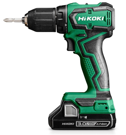 HiKOKI DS18DD AKU WIERTARKO-WKRĘTARKA 55Nm 2x3,0Ah (HITACHI)