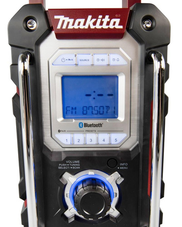 MAKITA DMR108AR Radio Budowlane bluetooth + zasilacz