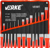 VERKE V87001 ZESTAW WYBIJAKÓW WYBIJAKI PRZECINAKI PUNKTAKI 12el