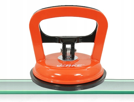 VERKE V08216 PRZYSSAWKA RĘCZNA UCHWYT SZYB SZKŁA BLACHY PŁYT PŁYTEK GLAZURY 115MM 40KG