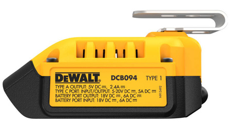 DeWALT DCB094K ŁADOWARKA ADAPTER Li-Ion 10,8-54V ORYGINAŁ