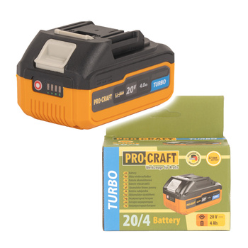PROCRAFT 20/4 TURBO AKUMULATOR 20V 4,0AH