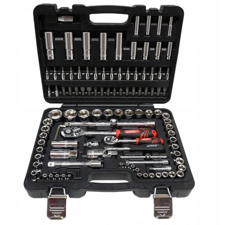 VERKE V39066 PRO KLUCZE NASADOWE 108 SZTUK ZESTAW WALIZKA