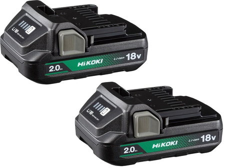 HiKOKI DV18DF WKRĘTARKA UDAR 18V + 2x2,0Ah WALIZKA