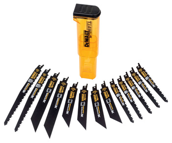 DEWALT DT99550 ZESTAW 13 SZT. BRZESZCZOTÓW BAGNETOWYCH XR EXTREME RUNTIME DO PIŁY SZABLASTEJ