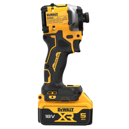 DeWALT DCF850P2T ZAKRĘTARKA UDAROWA 18V + 2x5,0Ah