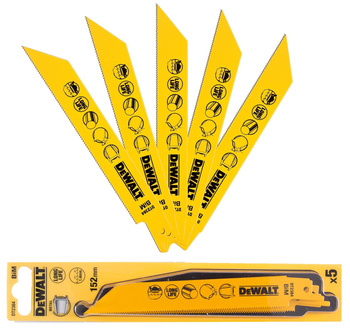 DeWALT DT2384 Brzeszczoty bimetalowe do metalu 5pc