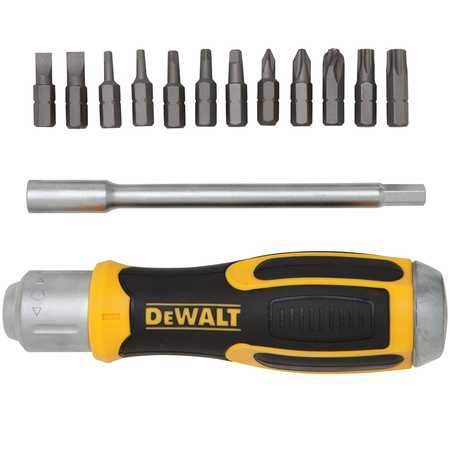 DeWALT DWHT69233 WKRĘTAK Z GRZECHOTKĄ + BITY 12szt