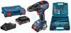 BOSCH GSR 18V-50 WKRĘTARKA bezszczotkowa 18V + MAKITA 212 SZT