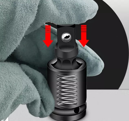 VERKE V39444 PRZEGUBY UDAROWE KULISTE 1/4", 3/8", 1/2"