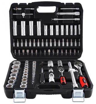 VERKE V39050 KLUCZE NASADOWE 94 SZTUKI ZESTAW WALIZKA