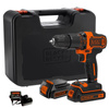 BLACK DECKER BDCHD18KB WKRĘTARKA UDAR 18V 2x1,5Ah