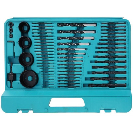VERKE Zestaw Osprzętu 217pc Wiertła Bity Nasadki + WALIZKA