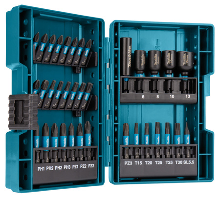 MAKITA B-66880 ZESTAW BITÓW / NASADEK UDAROWYCH IMPACT BLACK 35 SZT.