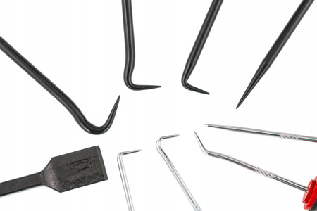 VERKE V06601 GROTY SZPIKULCE SKROBAKI ORINGÓW USZCZELEK ZESTAW HAKÓW SKROBAKÓW HACZYKÓW