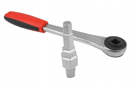 VERKE V39146 GRZECHOTKA 1/2'' + KLUCZ DO ŚRUBUNKÓW