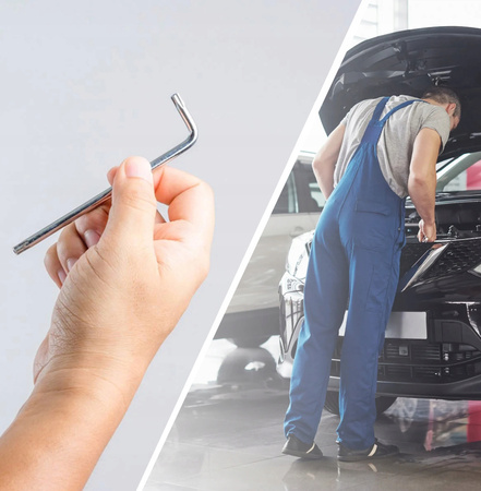 VERKE V35500 ZESTAW KLUCZY TORX 9 SZTUK KRÓTKIE T10-T50