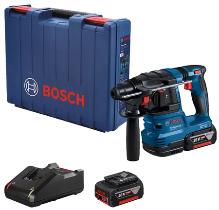 BOSCH GBH 185-LI MŁOTOWIERTARKA 18V SDS+ 1,9J + 2x4,0Ah + WALIZKA