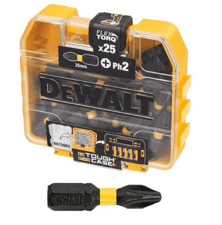 DeWalt Zestaw bitów udarowych PH2 IMPACT 25 szt