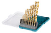 MAKITA D-72849 Zestaw Wierteł do metalu HSS-TIN 1-10 mm 10 sztuk zestaw 