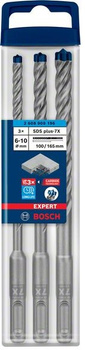 BOSCH ZESTAW WIERTEŁ EXPERT SDS-PLUS-7X 6/8/10 mm