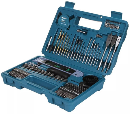 MAKITA Zestaw Wiertła Bity Otwornice Klucze 102 szt