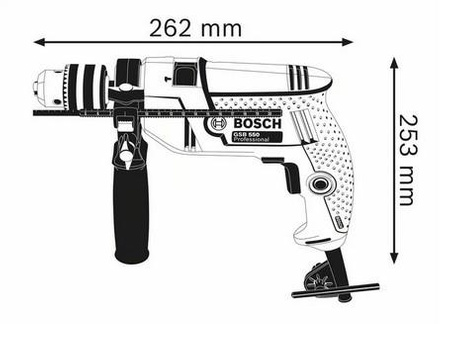 BOSCH GSB 550 WIERTARKA UDAROWA 550W
