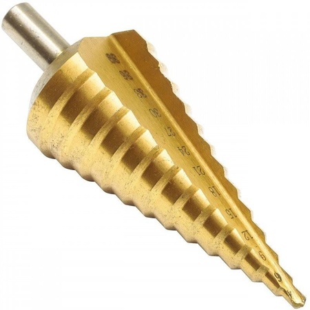 VERKE V05059 WIERTŁO STOPNIOWE STOŻKOWE HSS 4-39 MM