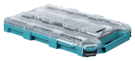 MAKITA MAKTRAK P-91051 ORGANIZER PŁASKI 8,14 L • TRANSPARENTNY • 11 POJEMNIKÓW