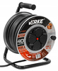 VERKE V70021 PRZEDŁUŻACZ ZWIJANY 3x2,5mm 40m 4 GNIAZDA
