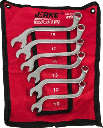 VERKE V35035 KLUCZE OCZKOWE TYP S 6 szt ALTERNATOR ETUI