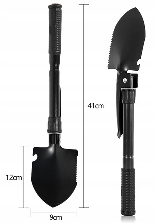 VERKE V86627 SAPERKA WOJSKOWA SKŁADANA, ŁOPATA, ŁOPATKA KEMPINGOWA