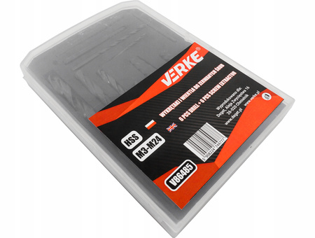 VERKE V86485 WYKRĘTAKI DO ZERWANYCH ŚRUB 6+6 SZT