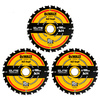 DEWALT DT10399 ZESTAW 3 TARCZ, PIŁ TARCZOWYCH DT10304 190mm X 30MM 24T DO CIĘCIA DREWNA SERII ELITE