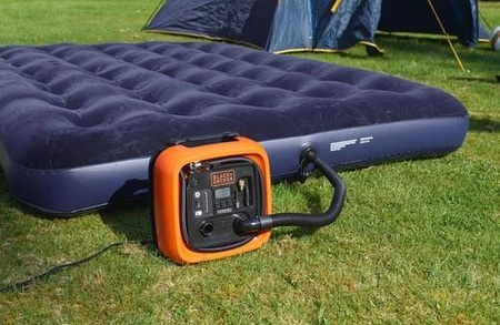 BLACK+DECKER ASI400 KOMPRESOR 12V 11BAR+3 KOŃCÓWKI