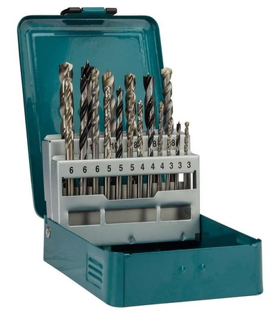 MAKITA B-53908 ZESTAW WIERTEŁ I BITÓW 62szt MAKPAC