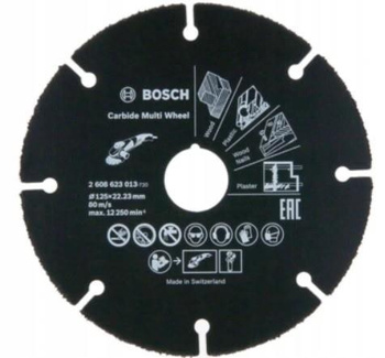 BOSCH TARCZA DO CIĘCIA Carbide Multi Wheel 125mm