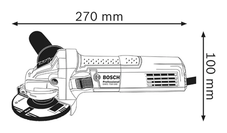 BOSCH GWS 750 SZLIFIERKA KĄTOWA 125mm 750W