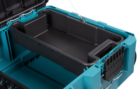 MAKITA MAKTRAK L P-91001 WÓZEK NARZĘDZIOWY – MAX. 113 KG • 81,9 L • KOŁA 23 CM Ø • GECKO-GRIP • ORGANIZER
