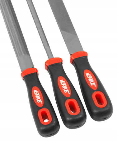 VERKE V05098 ZESTAW PILNIKÓW DO METALU 8" 3 EL VERKE