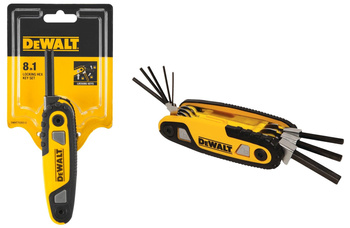 DeWALT DWHT0-70263 KLUCZE IMBUSOWE SKŁADANE 8w1