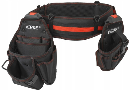 VERKE V33030 PAS NARZĘDZIOWY 3 CZĘŚCIOWY MONTERSKI DEKARSKI BIODROWY