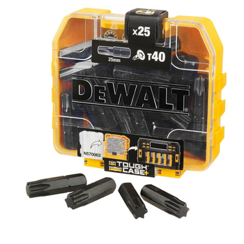 DeWalt Zestaw bitów udarowych T40 TORX IMPACT 25PC