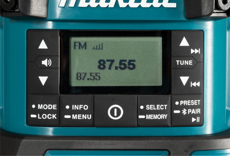 MAKITA DMR056 RADIO FM/DAB+ Z LAMPA I LATARKĄ 18V