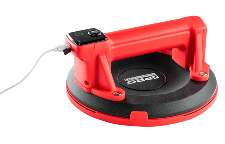 PRO PR005 UCHWYT DO SZYB I PŁYTEK PRZYSSAWKA PRÓŻNIOWA AKUMULATOR WYŚWIETLACZ 140KG