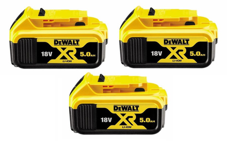 DeWALT DCK551P3T ZESTAW NARZĘDZI 18V XR 3x5Ah 5szt