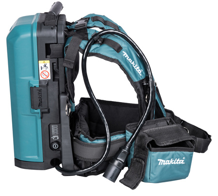 MAKITA PDC01 191A59-5 PRZENOŚNA JEDNOSTKA ZASILAJĄCA PLECAK ZASILAJĄCY NA AKUMULATORY LI-ION + 2 ADAPTERY 18V I 2X18V